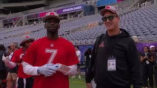 Peyton Manning Mic'd Up At AFC Pro Bowl Practice