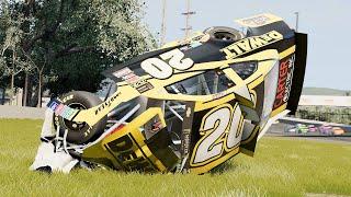 NASCAR Racing Crashes #72 | BeamNG Drive