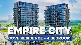 Căn hộ Empire City Thủ Thiêm - Cove Residence 4 phòng ngủ 226m2 cho thuê 5500$ #sunhomes #empirecity