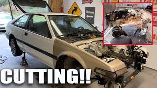 V8 Swapping a Honda Accord, Here Is How The Motor Will Mount!