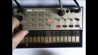 Korg Volca Keys BASSLINE DEMO - 'step recording'