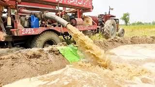 Old Tractor Engine Work ||Water Boring Machine Working In Panjab Pakistan|New Tube Well Installation