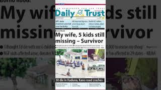 Maiduguri Flood: My Wife, Five Children Still Misisng - Survivor