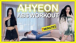 BABYMONSTER(베이비몬스터) - AHYEON(아현) 7MIN ABS WORKOUT | 복근운동