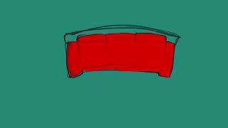 How to draw a sofa in half a minute! by procreate