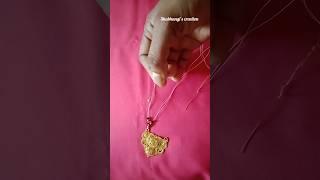 Long mangalsutra design making at home-50(part-1)