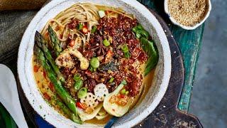 THE BEST meatless RAMEN recipe ever