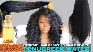 Fenugreek Water For Faster Hair Growth & Stop Hair Loss | Scalp Health | Natural Hair