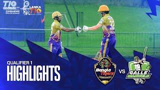 Lanka T10 Super League 2024 I Qualifier 1 Highlights I Jaffna Titans vs Hambantota Bangla Tigers