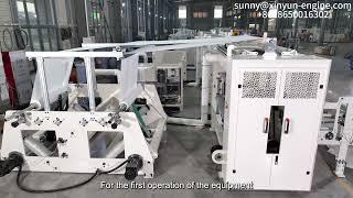 How to operate the fully automatic facial tissue folding machine with automatic transfer system