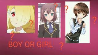 Boy or girl anime quiz