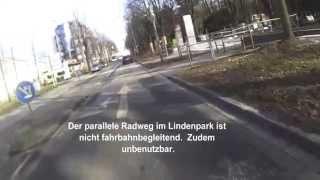 Radfahren in Rostock geduldet.