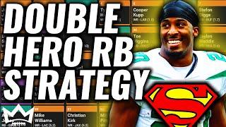 This Strategy DOMINATES Leagues in 2024 | Double Hero RB Draft Strategy