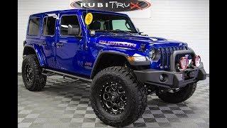 2019 Metallic Ocean Blue Jeep Wrangler Rubicon Unlimited JL