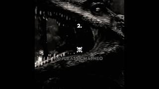 Top 4 Strongest Dinosaurs in Jurassic  #jurassicworld #jurassicpark #jurassic #top4 #edit #shorts
