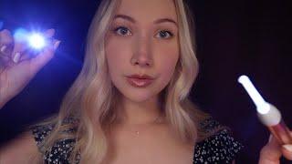 ASMR Light Hypnosis for SLEEP | Follow My Instructions (light scanning, tracing, eye exam)