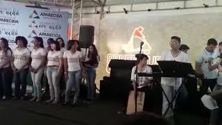 Hino de Goiás. Coral Michelle do Prado Rodrigues. Abertura Ação nos Bairros Município de Aparecida.