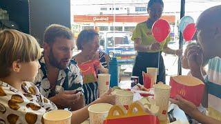 My Family's Reaction to Filipino McDonald's! Better Than Jollibee or Not?