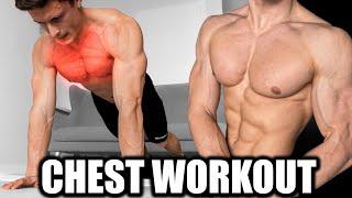 COMPLETE CHEST WORKOUT AT HOME (FOLOW ALONG)