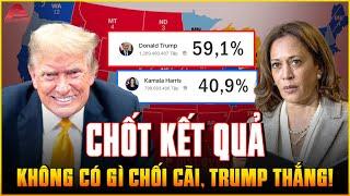 CHỐT KẾT QUẢ BẦU CỬ: Trump có 59,1% NƯỚC MỸ TIN SẼ THẮNG, không thể chối cãi TRUMP LÀ TỔNG THỐNG 47