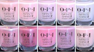 OPI Infinite Shine | Classic Pinks [LIVE SWATCH on REAL NAILS]