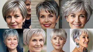 Sleek and Sophisticated: Short Hairstyles and Color Trends for Older Women