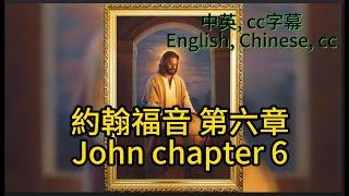 静读时间【圣经 Bible】[约翰福音John Chapter6 ] Read the Bible. English/Chinese/cc subtitles. 中英聖經.中英双语字幕/讀聖經學英語