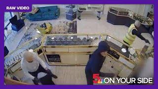 Surveillance video: Armed robbery at St. Louis area jewelry store