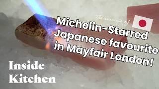 Michelin-Starred Japanese favourite restaurant in Mayfair | Wagyu Beef | UMU London | Inside Kitchen