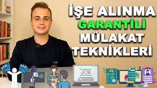 MÜLAKAT TEKNİKLERİ NELERDİR? | ETKİLİ MÜLAKAT TEKNİKLERİ