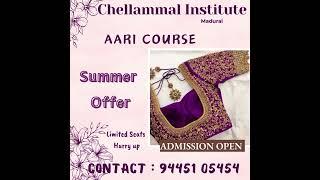 Aari,Aari Embroidery ,Aari Course Best Aari Institute Chellammal Institute Madurai-9445105454