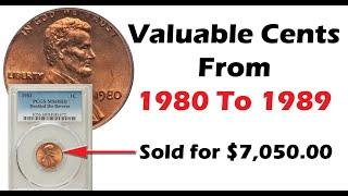 1980 To 1989 Lincoln Cent Varieties Found In Pocket Change!