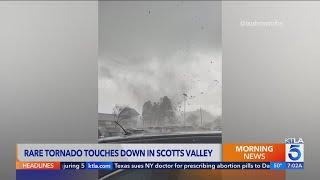 Severe storms bring rare tornado to Central California; SF authorities issue first-ever tornado warn