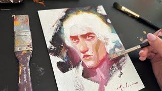 Create Glowing Oil Paintings with Thick Brushwork—Made Simple (Painting Viktor from Arcane)