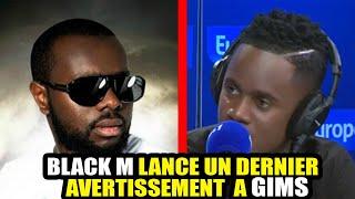 Black M Se Rallie à BOOBA Et lance un Avertissement clair A GIMS