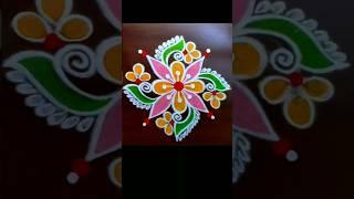 Attractive Friday special kolam design #trending #kolam #rangoli #rangolidesigns