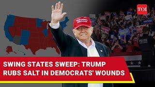 Trump Sweeps All Swing States In U.S.; Voters Now Divided | How Blue Trend Got Reversed