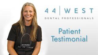 She Puts You Totally At Ease | Dr. Trierweiler Testimonial | 44 West Dental Professionals