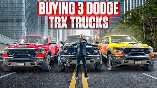 BUYING 3 DODGE TRX HELLCAT TRUCKS