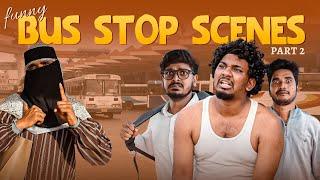 Funny Bus Stop Scenes Part - 2 | Warangal Diaries Comedy