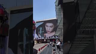 Chen Zheyuan's Big Screen at Changsha Huangxian Plaza #chenzheyuan #chineseactor #chinesedrama #