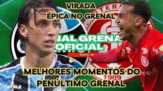 "VIRADA ÉPICA NO GRENAL! | Internacional 3x2 Grêmio | Reagindo aos GOLAÇOS e ao DRAMA do Clássico!"