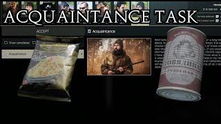 [4K] Escape From Tarkov - Acquaintance Task - Gathering Food Supplies for a Hermit - Noodles, Beef