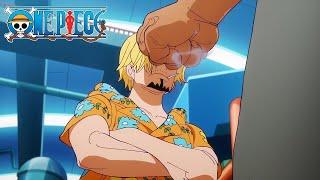 Sanji Takes An Attack Head On, Applied Directly To His Forehead | One Piece