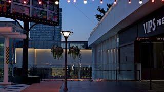 Songdo Techno Park Station Hyundai Outlet Shopping Mall Walking Christmas Year-end 4K