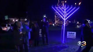 Haddonfield Community Lights Town's Menorah For Hanukkah