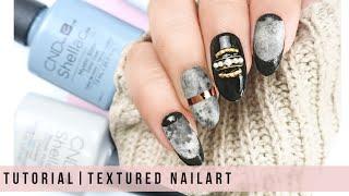 TUTORIAL | TEXTURED NAIL ART- CND Shellac Gel Polish