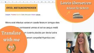 OVID ÜBERSETZEN /  Metamorphosen / TRANSLATE with ME #17 / LATEIN mit LANGUAID