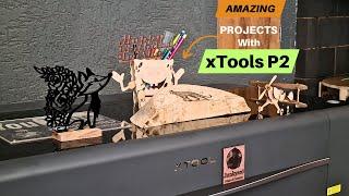 xTool P2 55W Desktop CO2 Laser Cutter | Amazing Projects Making that  others Laser Machines Can't!