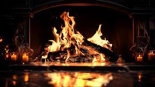 Cure Insomnia and Stress with the Crackling Sound of Cozy Fireplace Logs in 4K